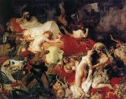 Eugene Delacroix Saar reaches death of that handkerchief Ruse oil